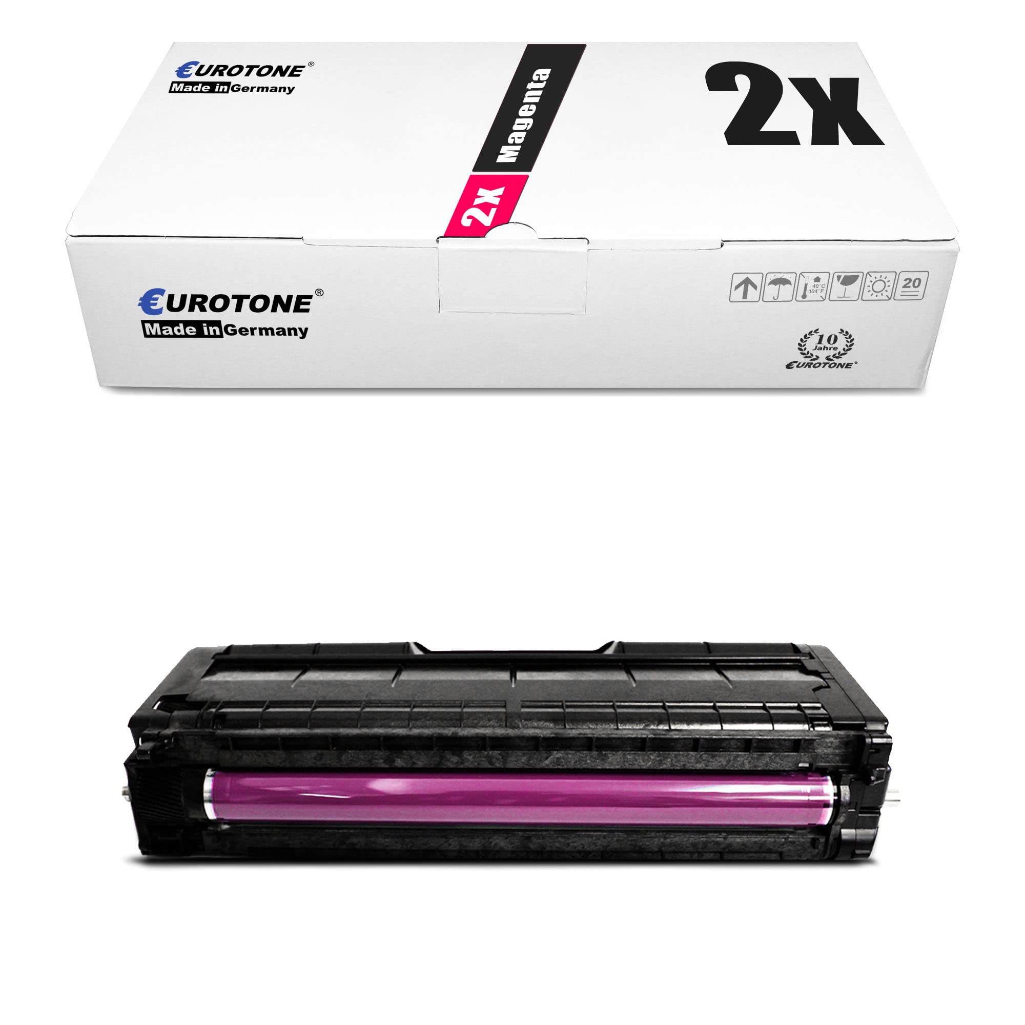 Cartouche d'encre rouge Uni-Ball compatible pour Info Tech SP C222 DN - 4