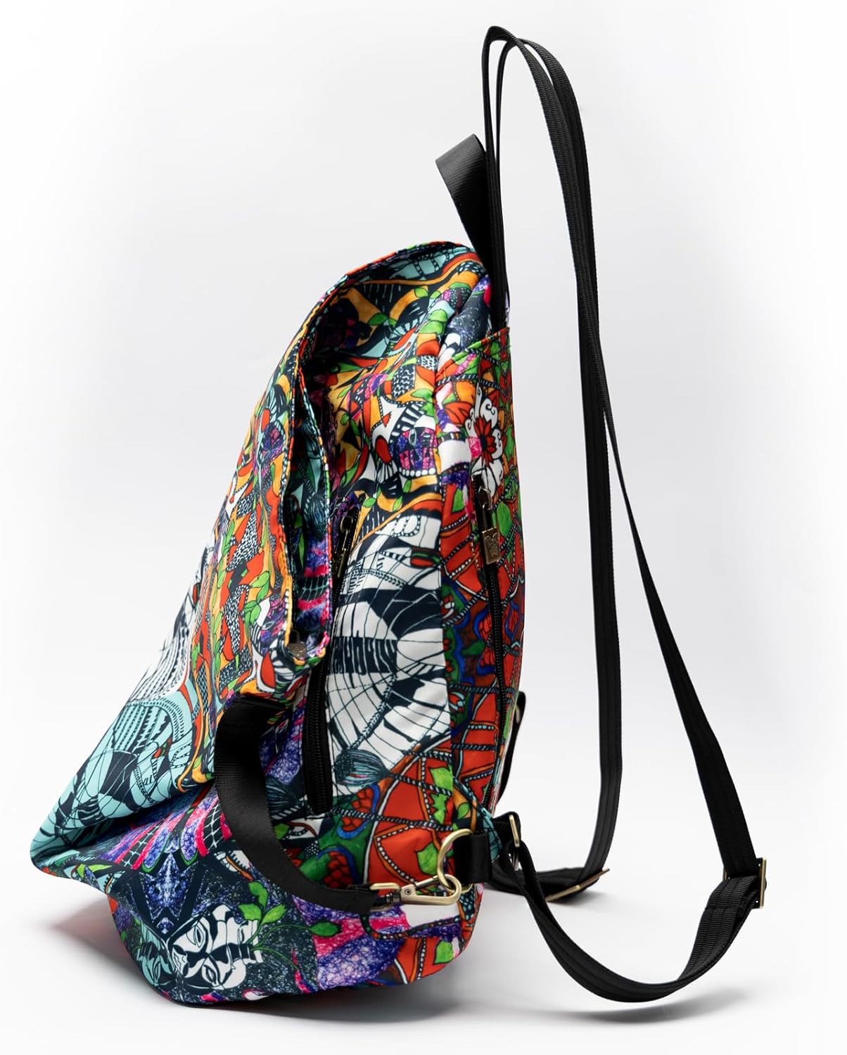 Black Butterfly Bohemia Style Large capacity Backpack for women, Fashion female backpack, DIY handbag backpack - Image 4