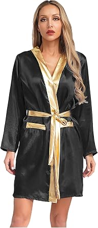 Womens Boxing Costume Halloween Boxer Cosplay Costume Themed Party Long Sleeve Hooded Robe