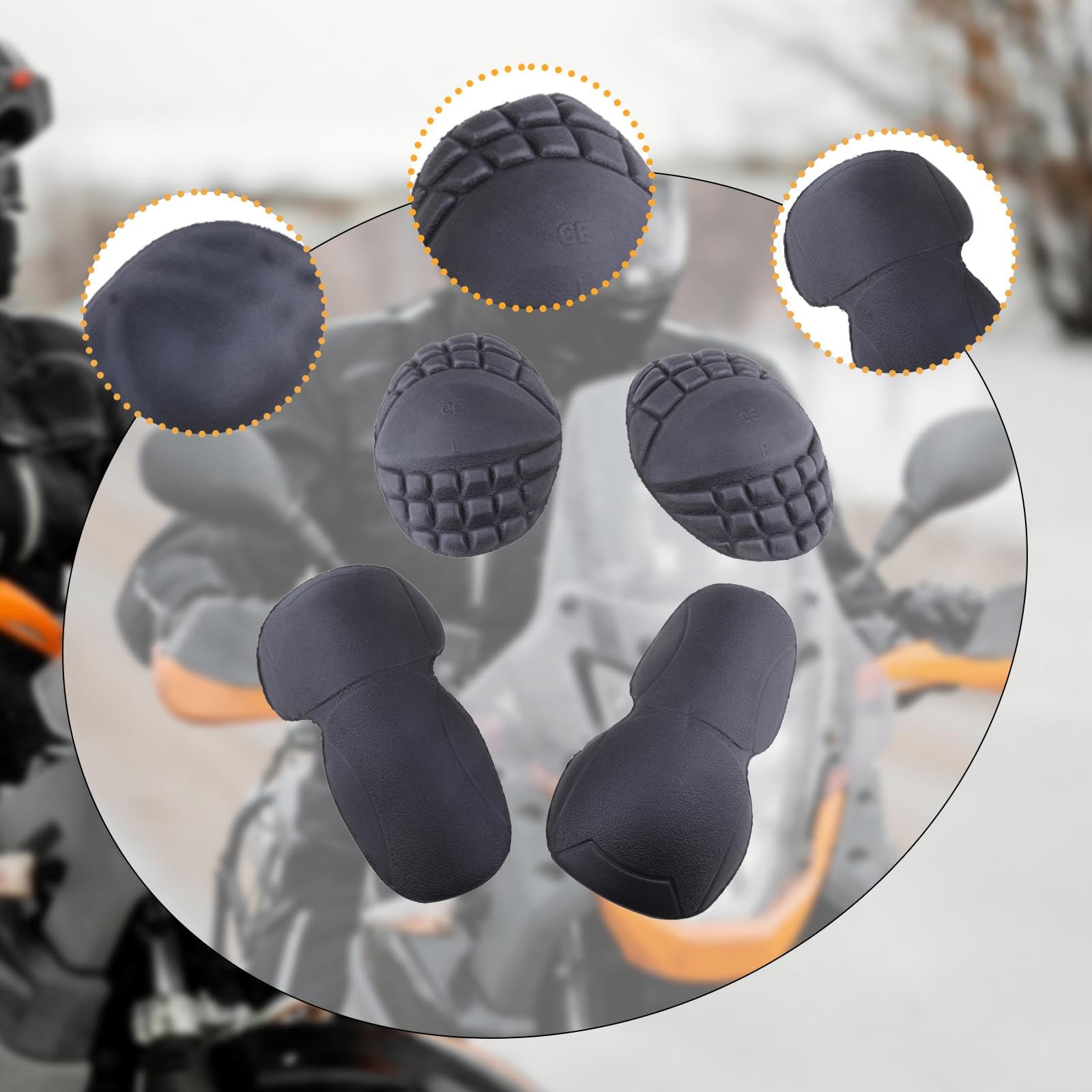 F Fityle 4 coudières et épaulières, équipement de Protection, Accessoires, équipement d'équitation, Protections Amovibles pour Adultes