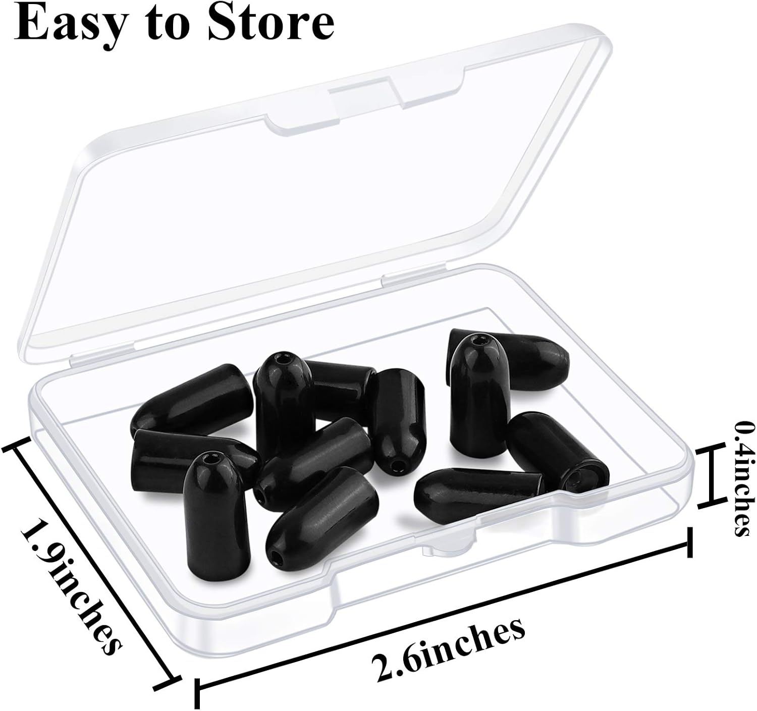 Ruisita 12 Pack Tungsten Flipping Weights Tungsten Bullet Weight Sinker Fishing Weights Worm Weights for Bass Fishing Assorted Sizes 1/8 1/4 3/8 3/16 Ounce : Sports & Outdoors