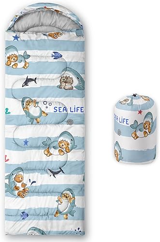 Miniatura 64 de CVHOUSE Camping Sleeping Bags,3 Season Warm & Cool Weather,Lightweight,Waterproof Sleeping Bags for Adults & Kids,Traveling,and Outdoors,Camping