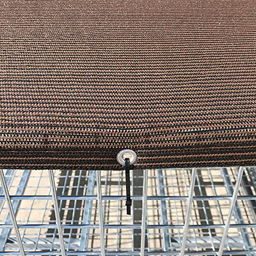Alion Home UV Stable Dog Run & Pet Kennel Shade Cover, Sunblock Shade Privacy Panel with Grommets and Hems on 4 Sides… - Image 4