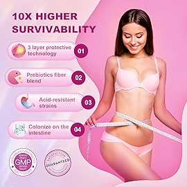 OMOGS Women\'s Probiotic, with Cranberry Extract, Organic Prebiotics & Vitamin C, 90 Billion CFUs,18 Strains, Help for Boost Immune, Digestive, Gut Health & Women\'s Health, Gluten & Soy Free,90 Tablets