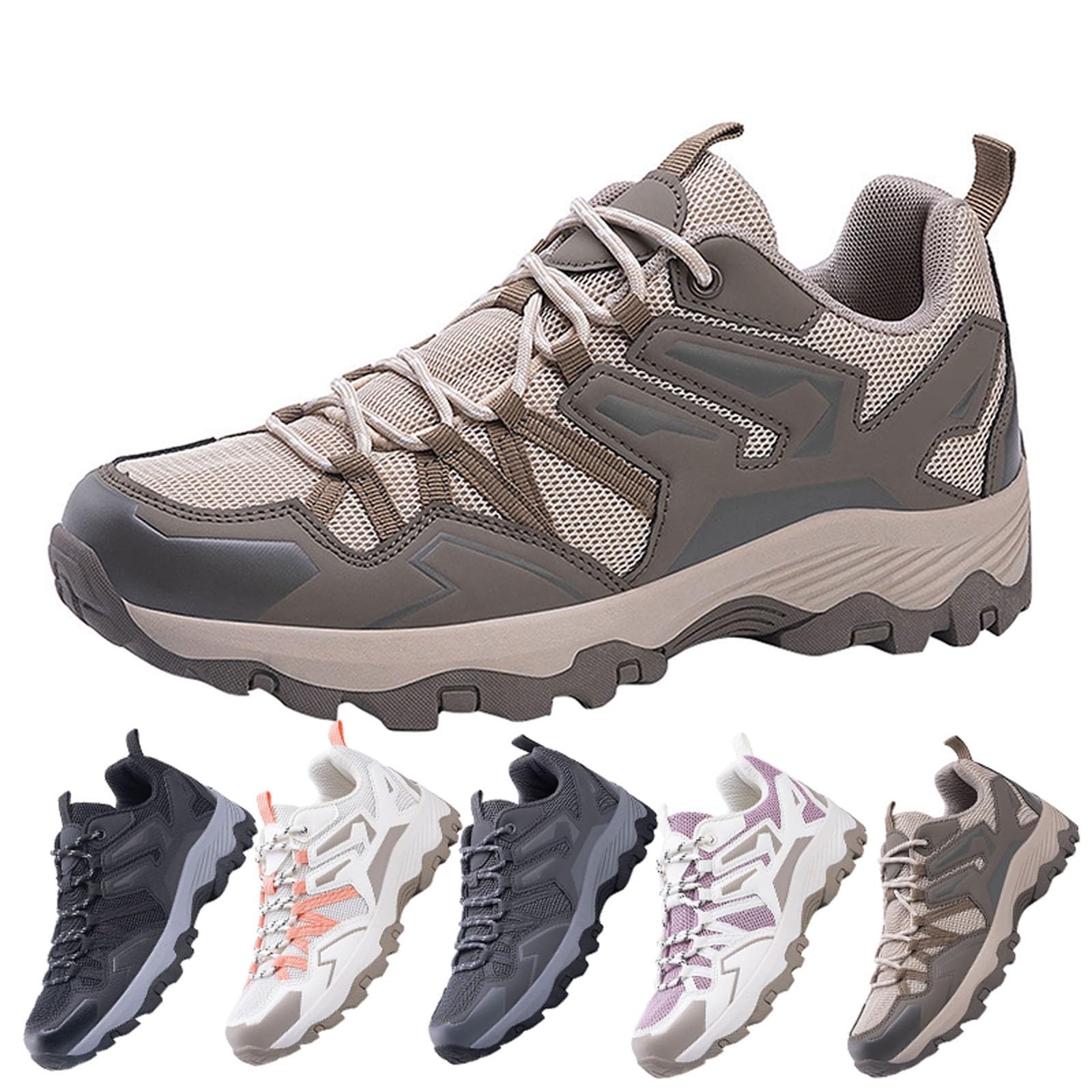 Zapatos de senderismo para hombre, impermeables, ligeros, cómodos