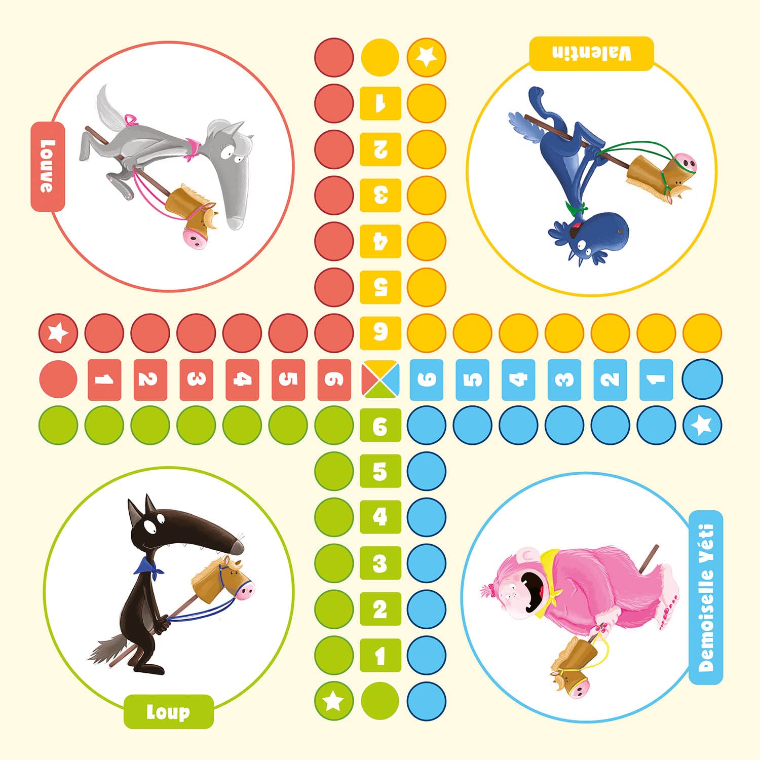 Grand jeu - mon coffret 10 jeux classiques avec loup