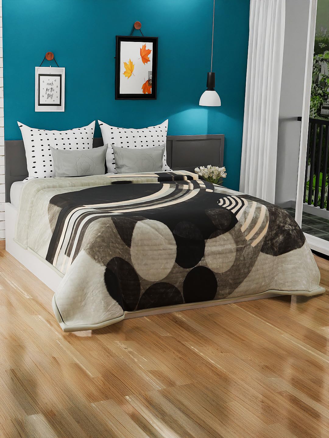Signature Aadhira Luxuriously Super Soft Double Ply Faux Mink Blanket – Heavyweight 4.5kg for Ultimate Winter Warmth 220x240CM 4.5Kg (Cosmic Circles) (B0DH55XDYQ) Amazon Price History, Amazon Price Tracker