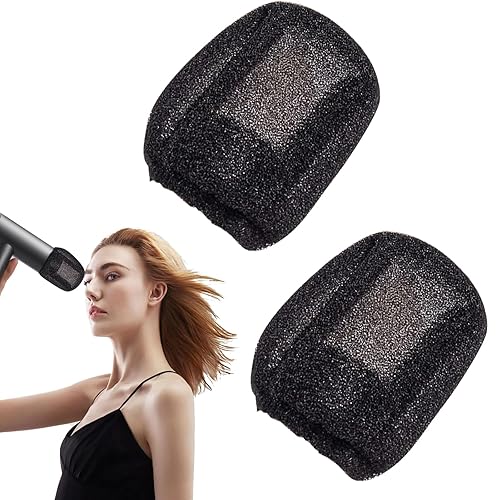 Paquete de 2 fundas difusoras para secador de pelo, esponja para secador de pelo, difusor de calcetines calientes con peine para accesorios de
