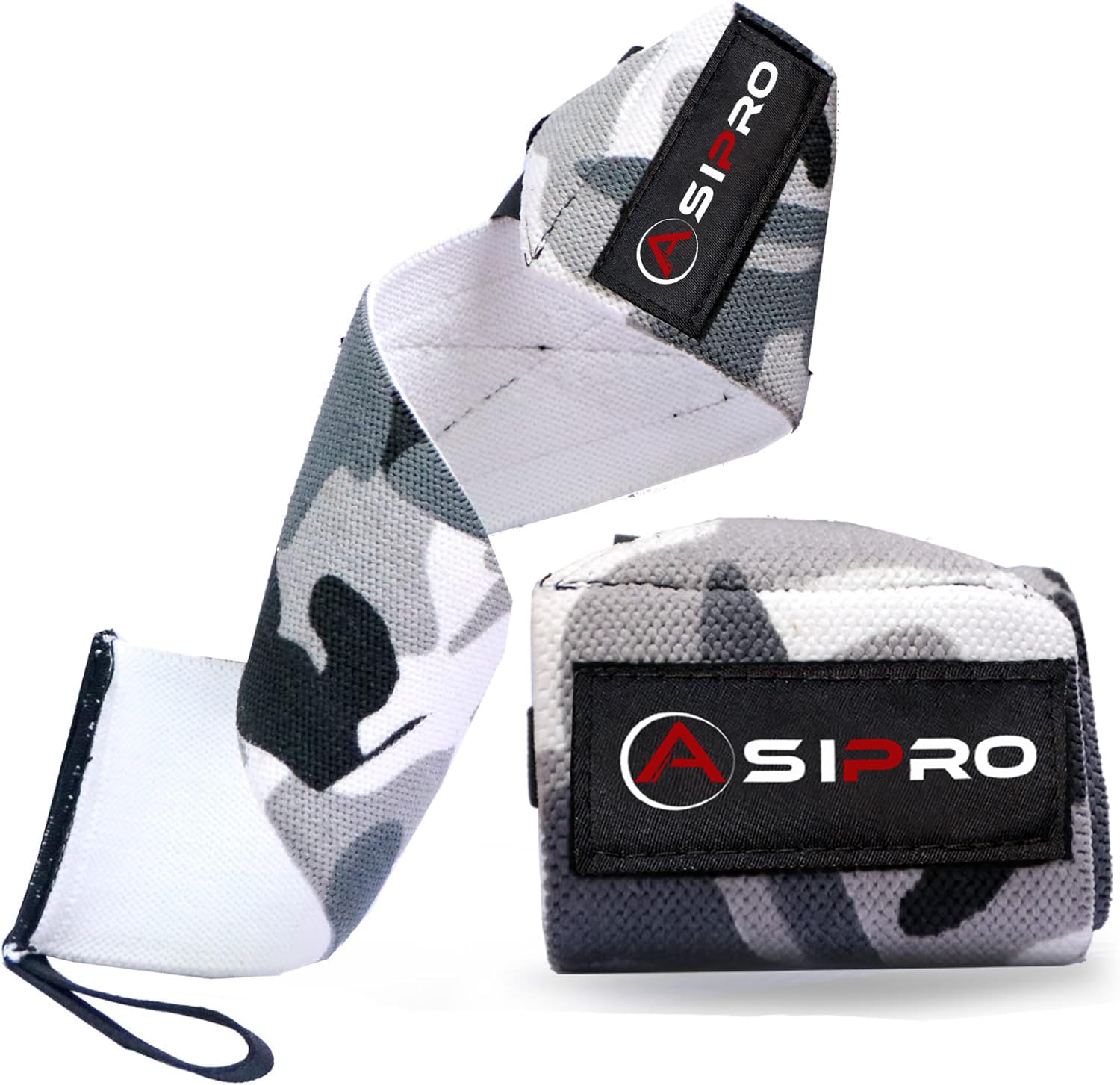 ASIPRO Protège Poignet Musculation Sangle Musculation Poignet Wrist Wraps Sangle de Levage Musculation pour Femmes et Hommes Poignet de Force Protege Poignet Musculation Bande Poignet Musculation