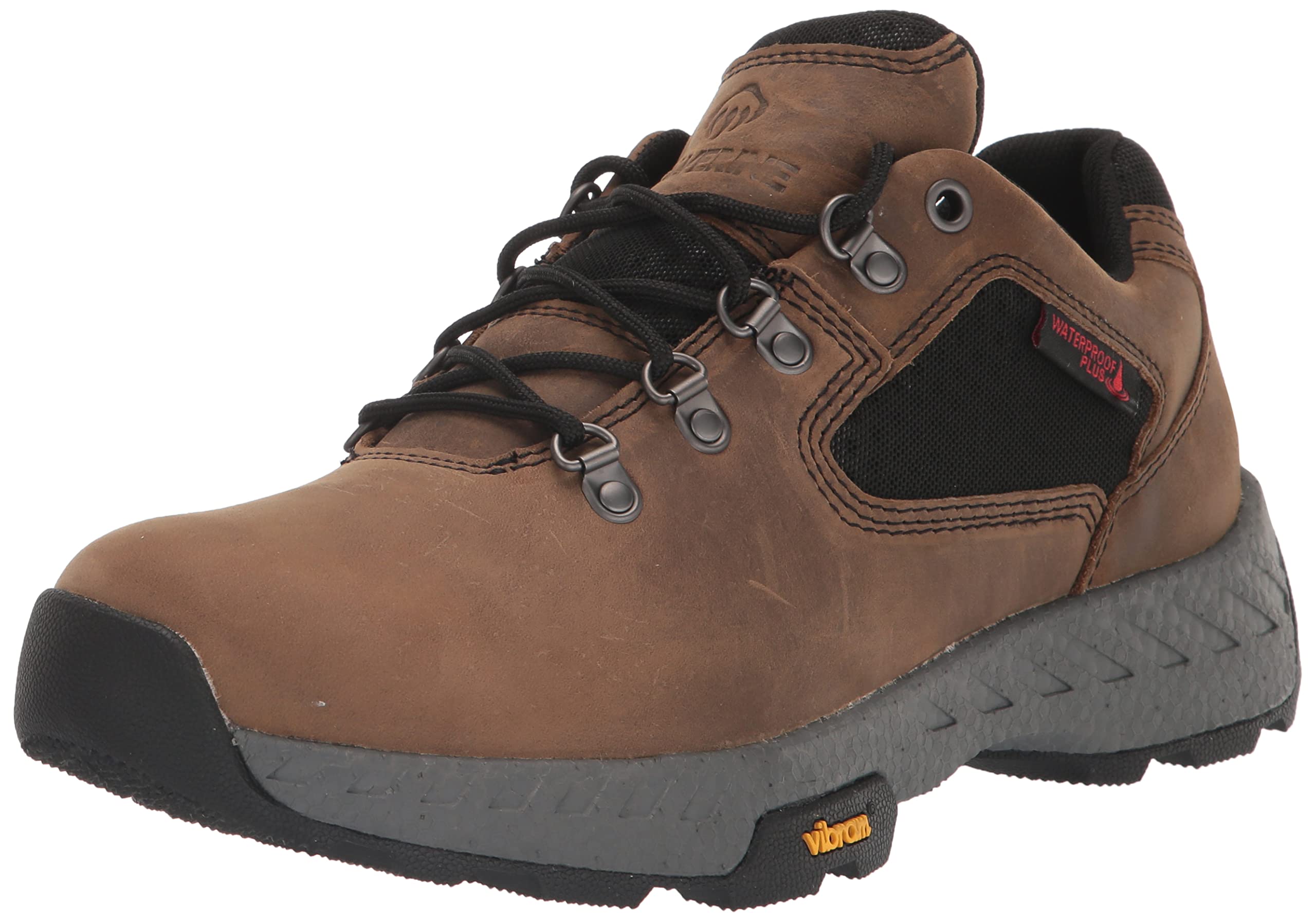 Wolverine Men's Guide Ultraspring Waterproof Construction Shoe, Gravel, 12