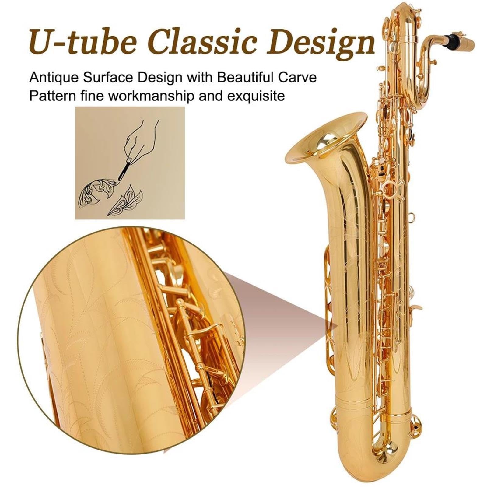 Adulte Saxophone Saxophone Euphonium Professionnel