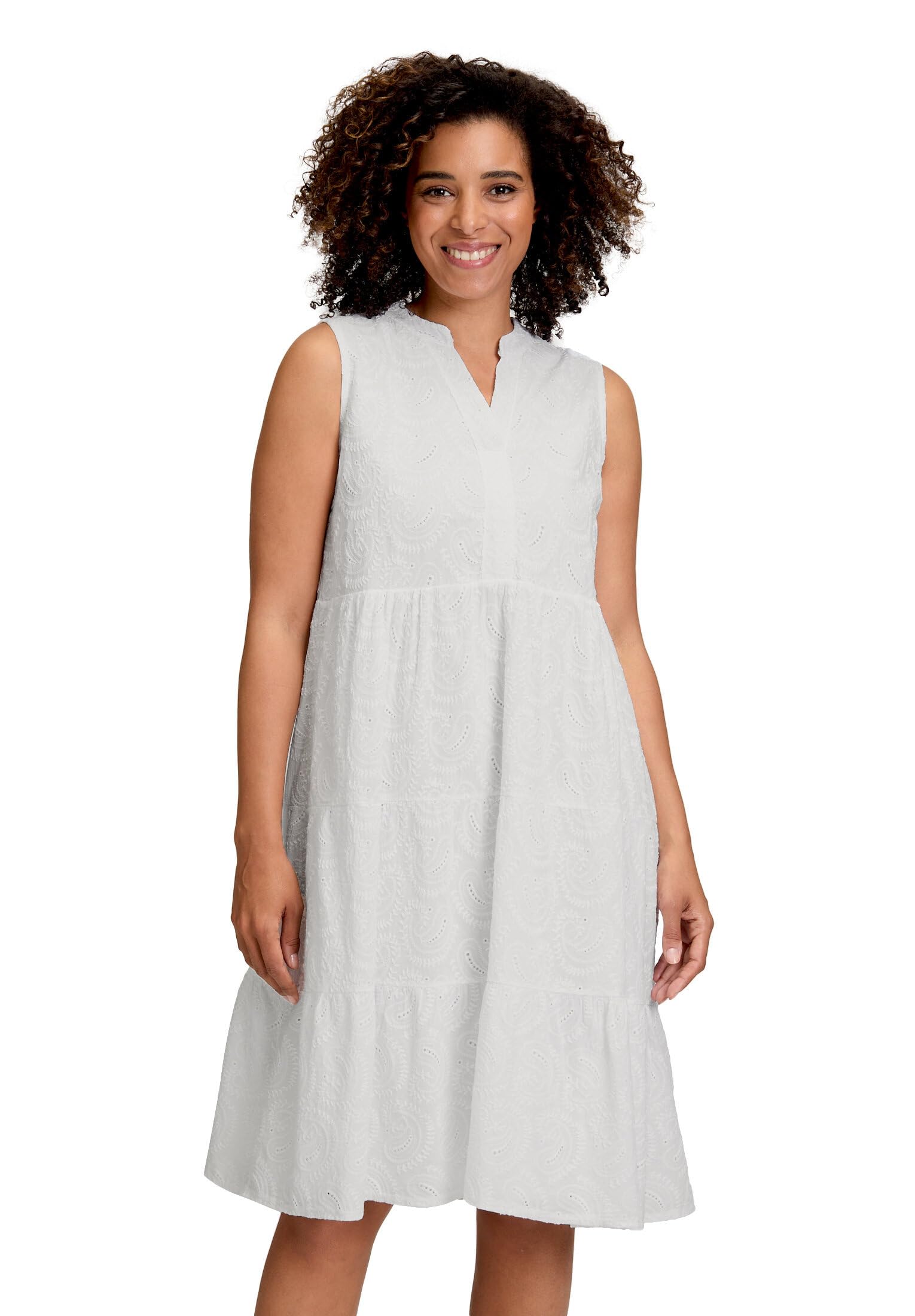Cartoon Damen Spitzenkleid mit Lochmuster