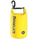 IDRYBAG Dry Bag for Kayaking Waterproof 2L/5L/10L/15L/20L, Small Dry Sack Waterproof Bag for Boating