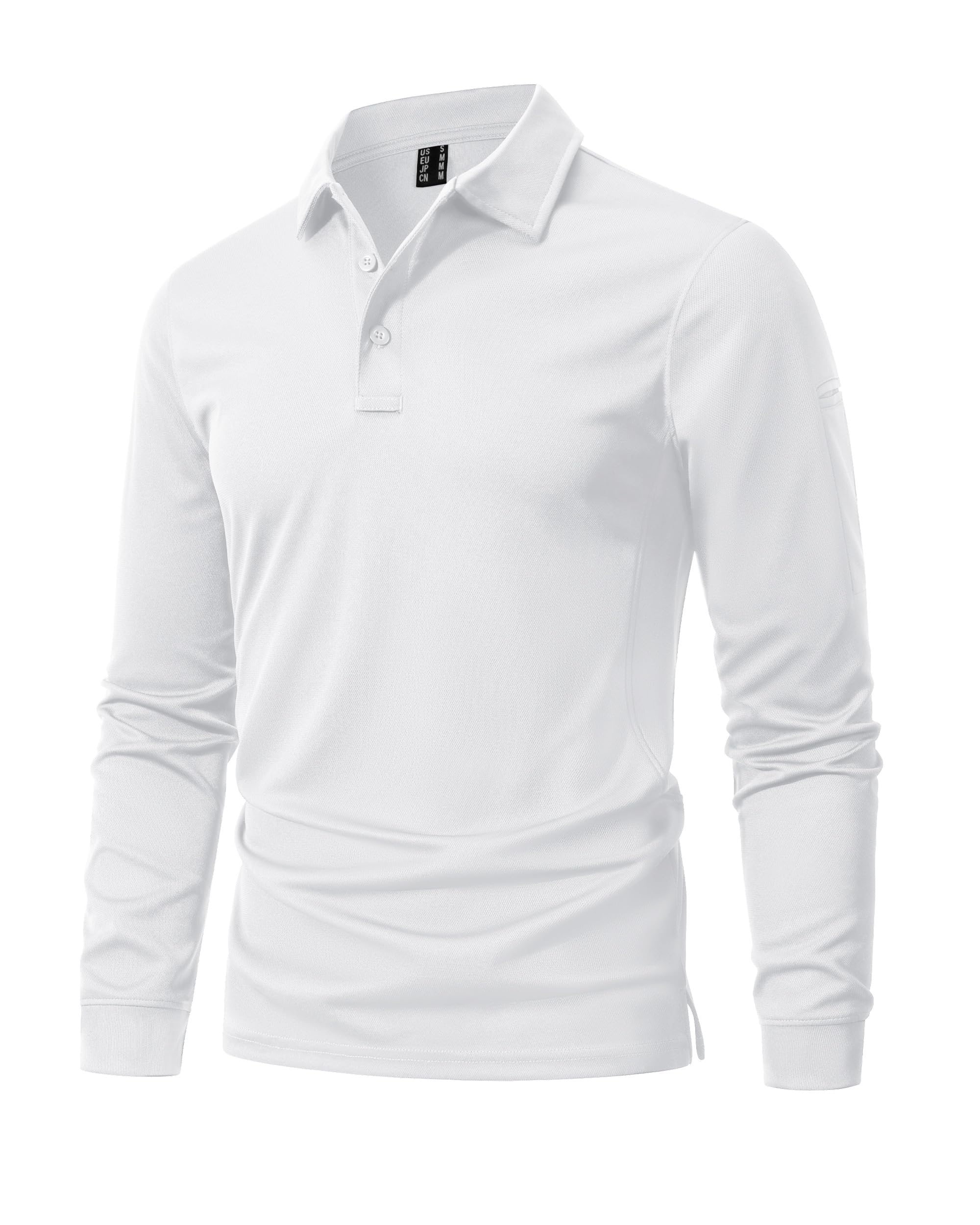 MAGNIVIT Men's Polo Shirts Long Sleeve Tactical Polo