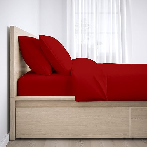 Miniatura 2 de Juego de sábanas tamaño King de 1000 hilos 100% algodón egipcio, suave y transpirable, tejido satén de fibra larga, 1000 hilos, se adapta a