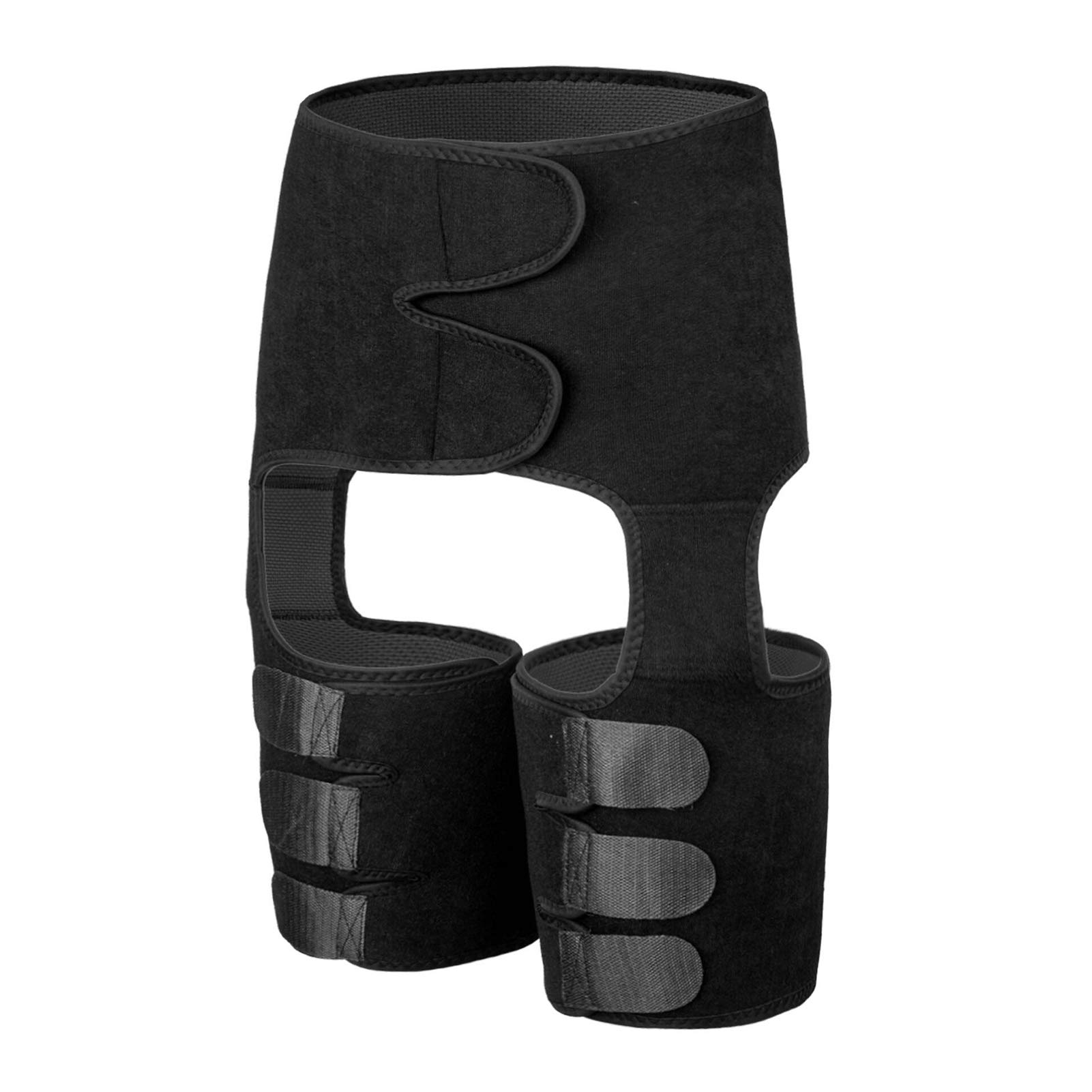 MBROS Soporte de Cadera para Muslo, Manga de Vendaje, Soporte de Ingle de Cadera para Hombres y Mujeres, Correa para Lesiones para tensión Muscular tirada para aliviar el Dolor de Cadera