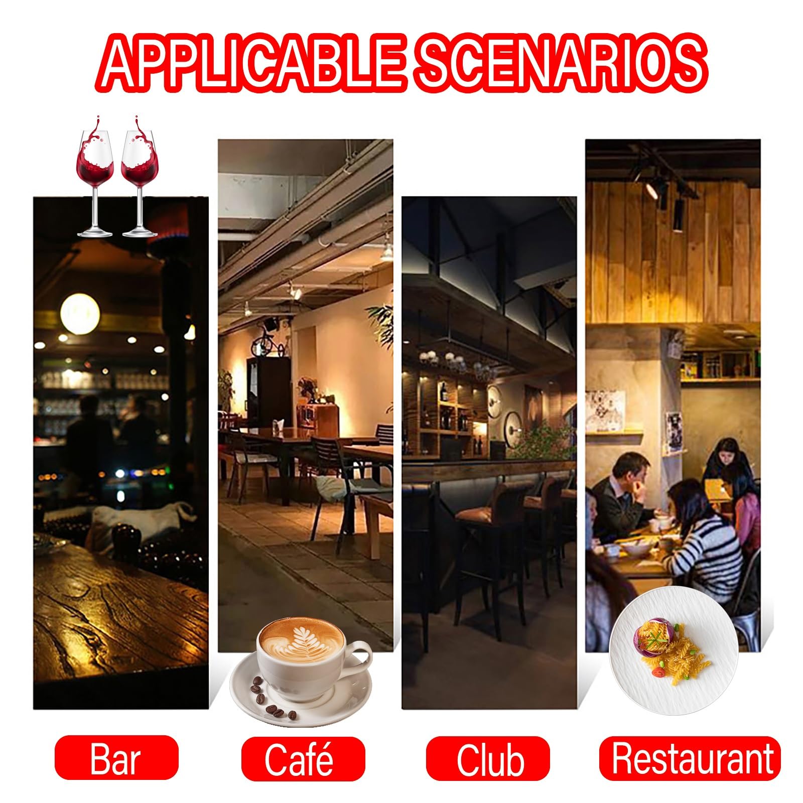 Portabottiglie da parete con illuminazione a LED, mensola in metallo per liquori da 150 cm, supporto galleggiante per cucina, sala da pranzo e bar, design nero (senza gancio)