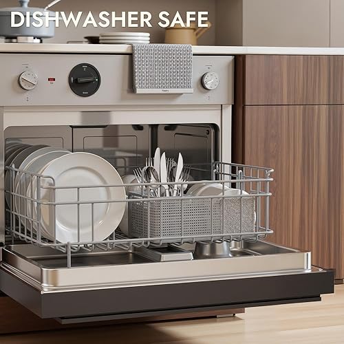 Miniatura 9 de KINGSTONE Juego de cubiertos de 10 piezas de acero inoxidable 1810 con mango hexagonal, para hotel, hogar, fiesta, regalo de boda, pulido de espejo