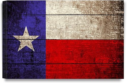 Miniatura 16 de DECORARTS - Arte de pared rústico de la bandera estadounidense, fabricado en Estados Unidos, impresión de lienzo giclée, lienzo estirado envuelto en