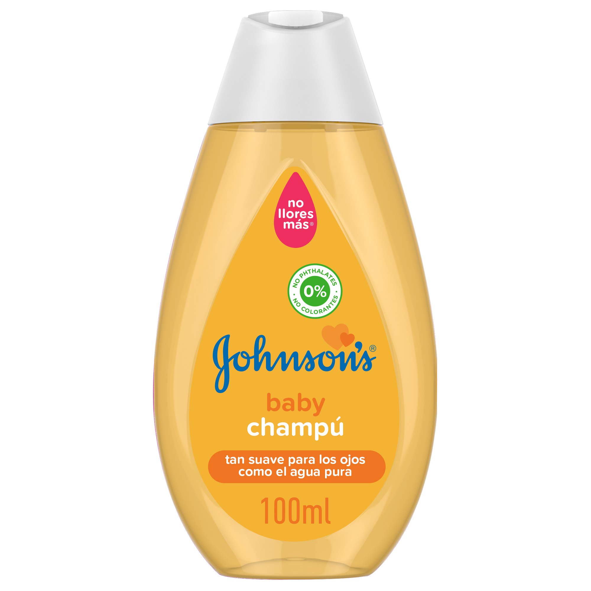 Johnson's Baby, Sanftes und hypoallergenes Baby-Shampoo, Baby-Shampoo mit Tränen-Formel ohne Seife, Alkohol und Farbstoffe für die ganze Familie, 100 ml