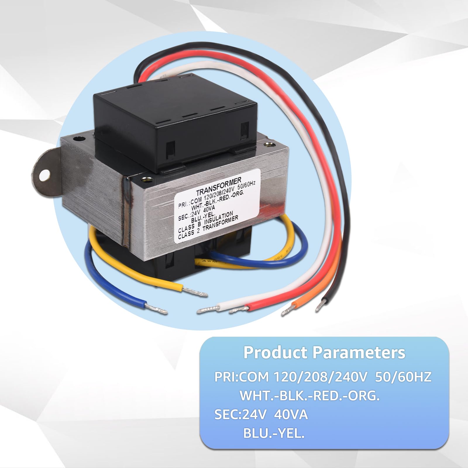 Transformador 50354 40VA-120/208/240V a 24V compatible con Mars Transformer