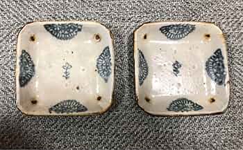 【新品未使用】コウホ窯　市野吉記　皿　2枚 未使用 市野吉記 2枚セット オーバル 中皿 器 作家