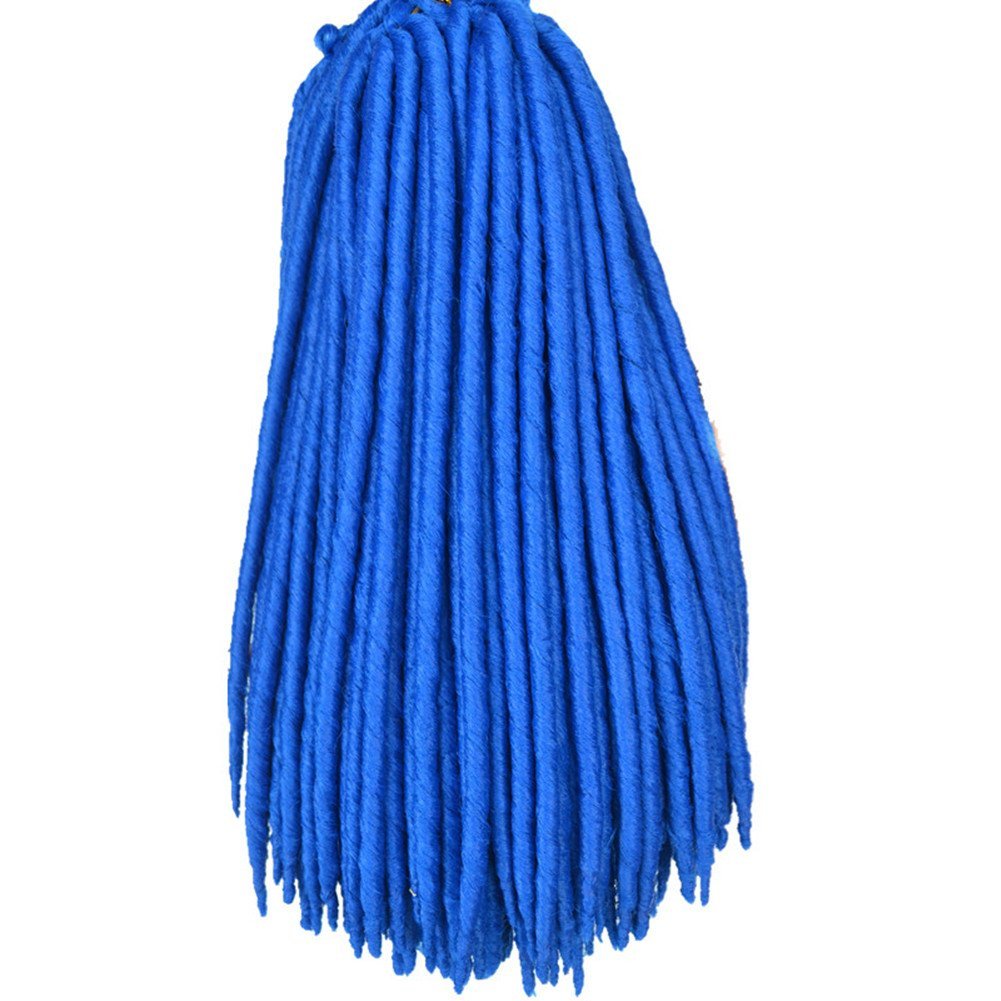 Havana Mambo Faux Locs Crochet Braiding Hair 90g 24Stands/Pack Extensions Afro Kinky Dreadlock Crochet Braids Hair(5pcs, 14inch 27#)