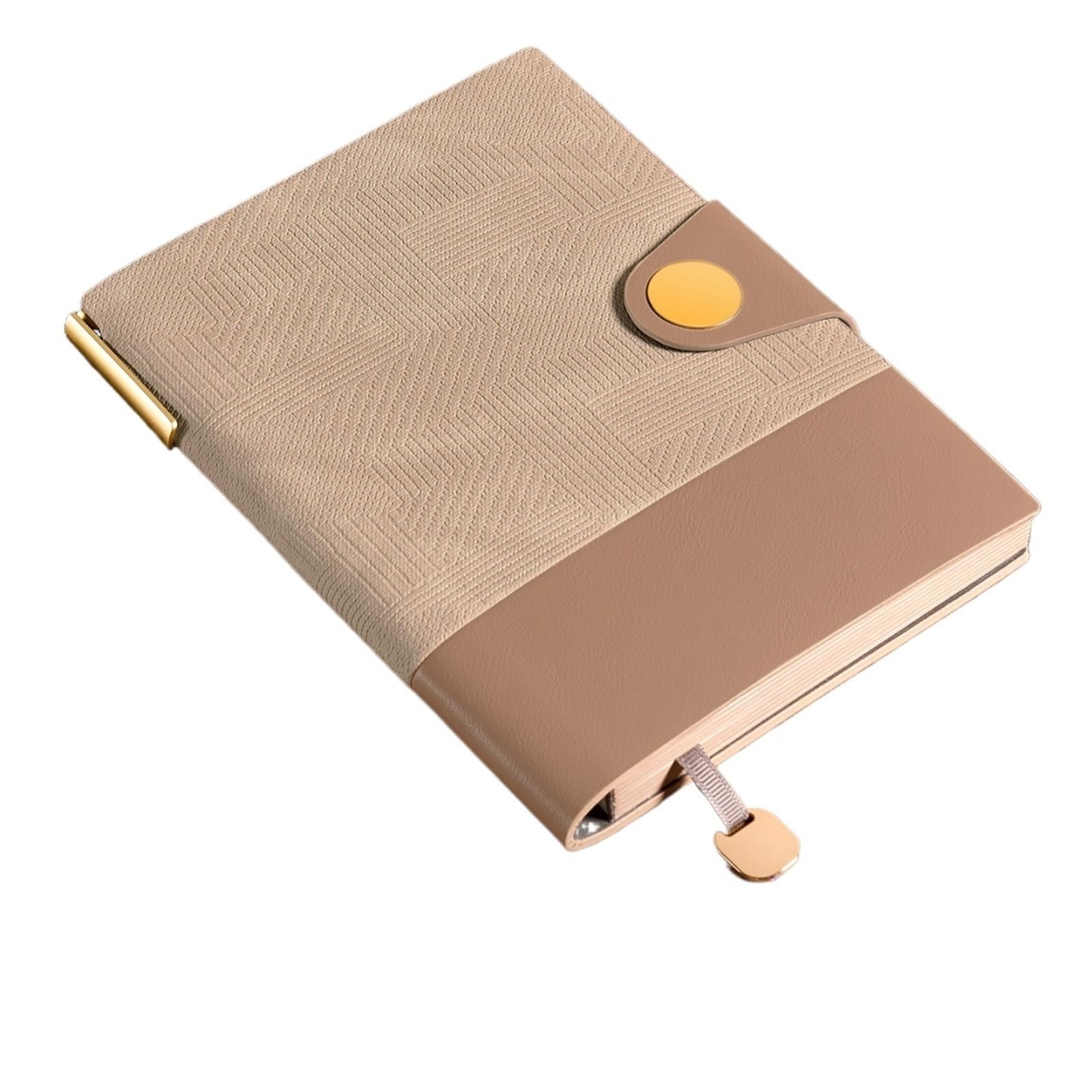 Set regalo for taccuino regalo aziendale | Set regalo taccuino unisex, registro da ufficio(A5-Khaki)