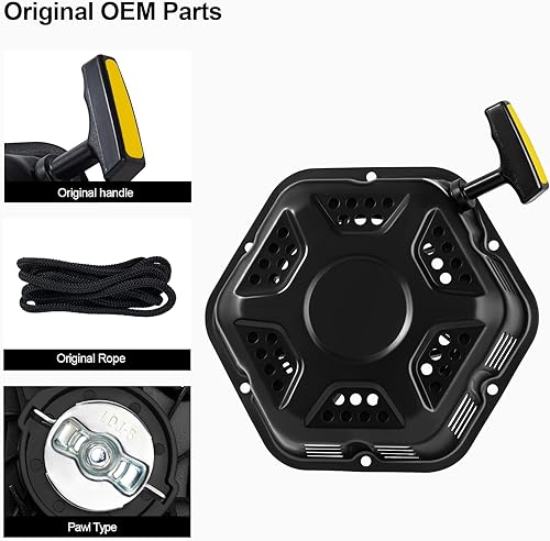 Vista 10 de Conjunto de arranque de tracción para Champion 196cc 208cc 212cc 224cc 3000 3500 4000 4500 vatios 5.5hp 6.5hp motor CPE generador bomba de agua
