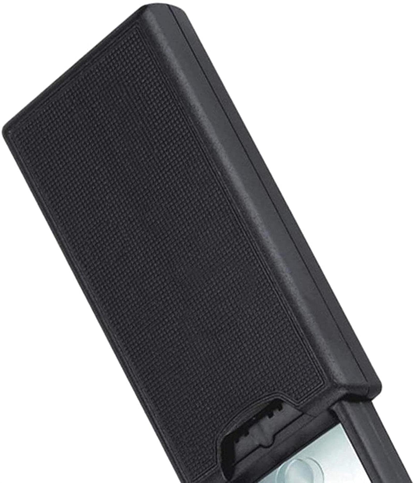MRKU Lupa de Mano con luz LED, 2,5 x 45 x, portátil, extraíble, para joyero, con 3 Luces LED