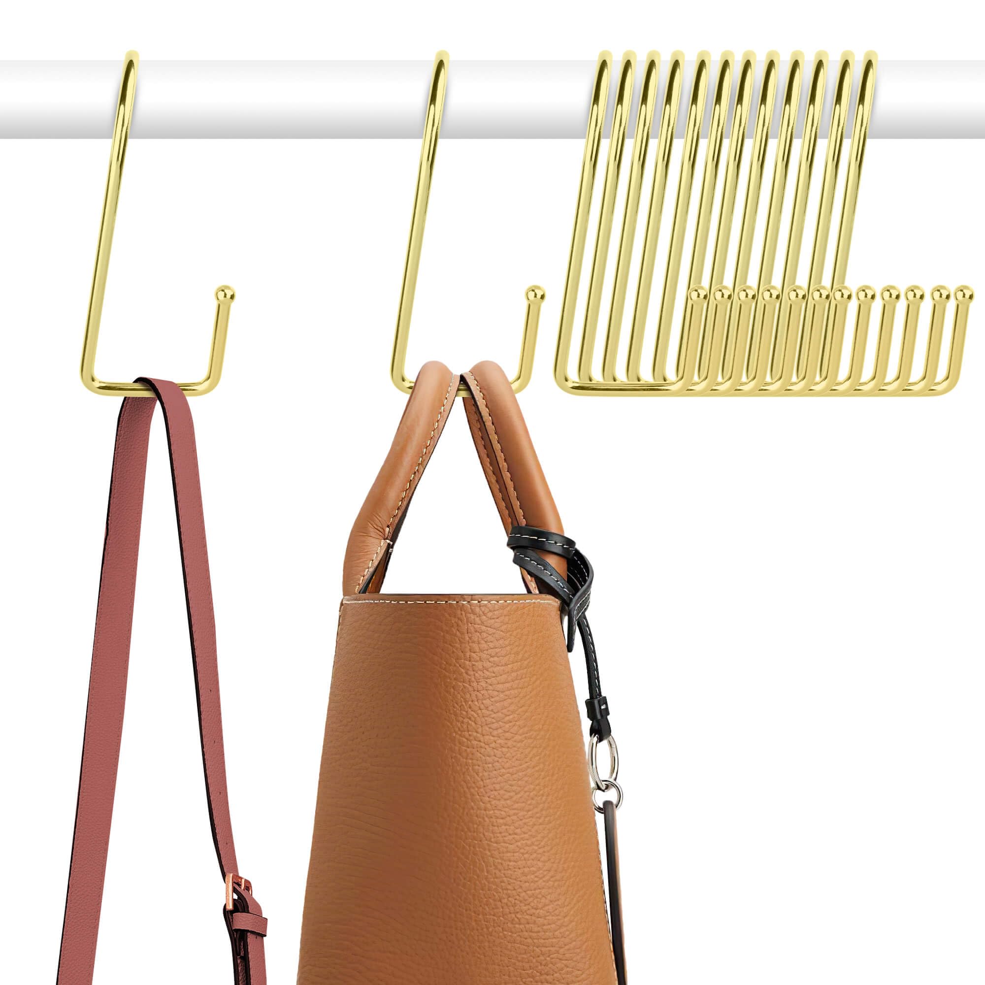 Photo 1 of ZEDODIER 15 Pack Purse Hanger for Closet, Purse Hooks Bag Organizer