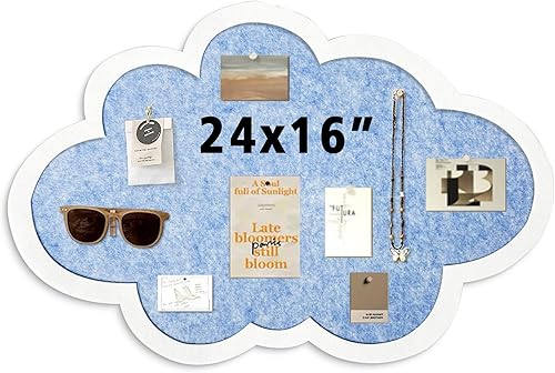 Miniatura 9 de Tablón de anuncios de fieltro con diseño de disco de vinilo – 16 pulgadas, decoración de pared de música retro para oficina y hogar, accesorios