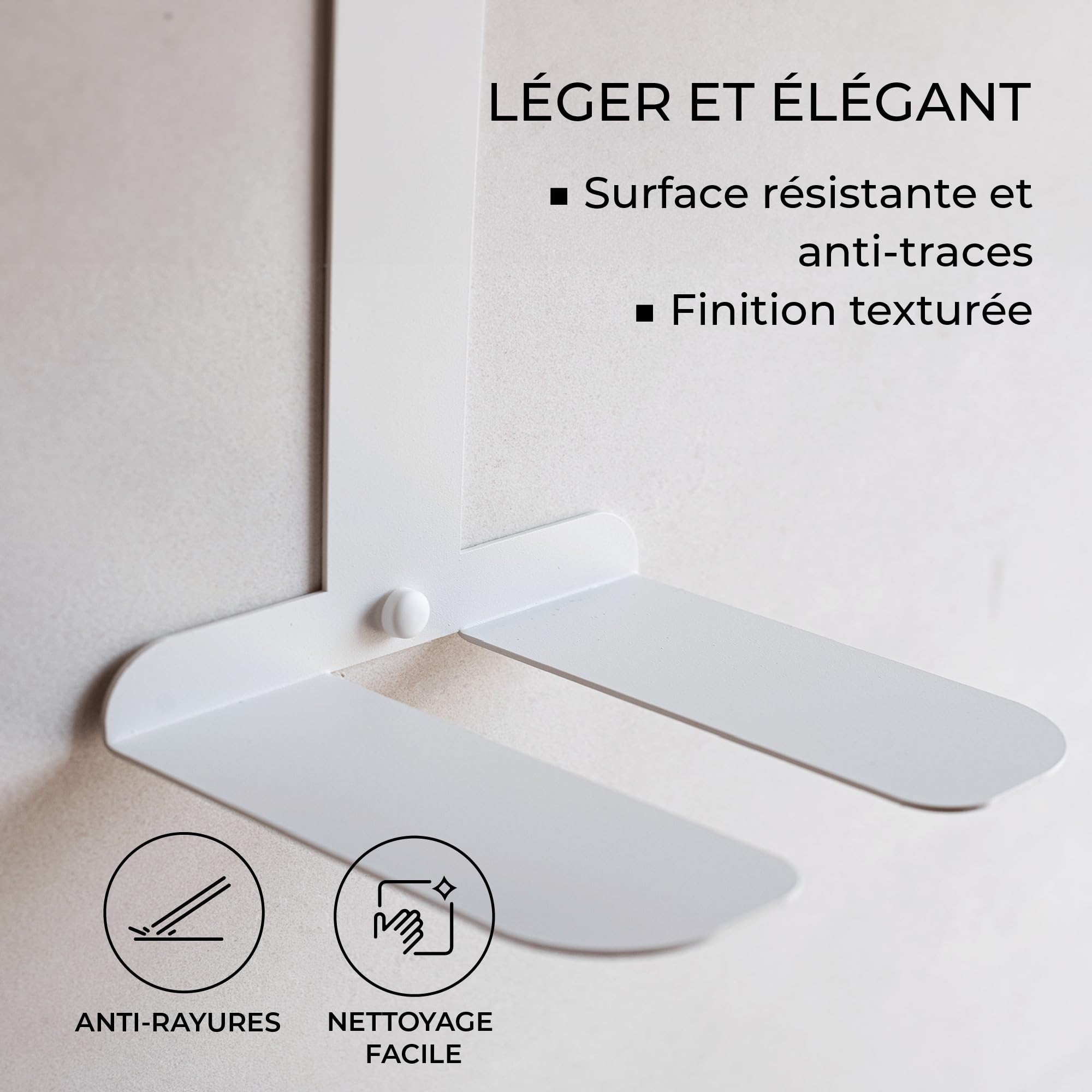 MILUKA Etagere Murale Livre Invisible | Lot 3 Petite Etagere