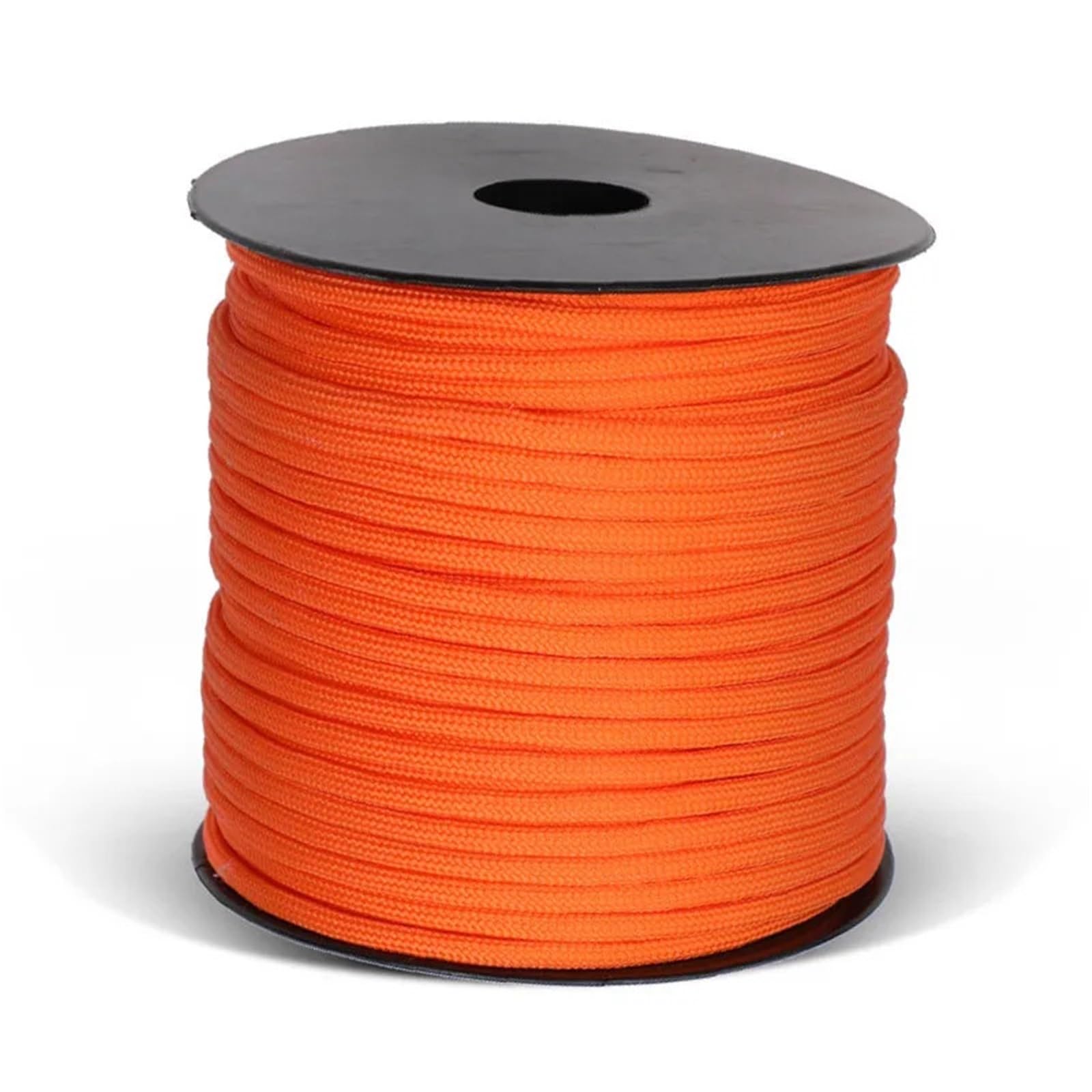 Paracord 9 Strand 4mm 650 Paracord 50m 100m Parachute Cord Camping DIY Weaving Rope Outdoor Survival Line(9C Orange,100M)