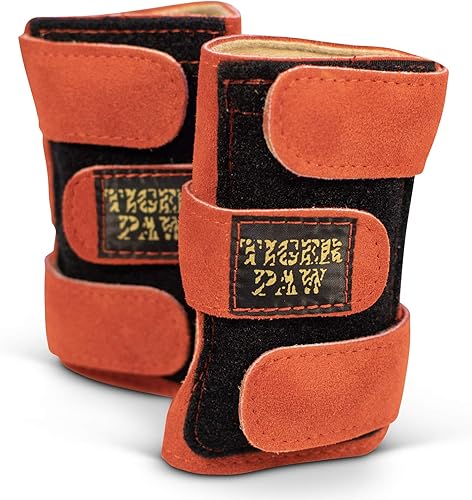 Miniatura 9 de Tiger Paw Auténticos muñequeras de gimnasia (se venden en pares)  Protectores de muñeca de gimnasia originales de grado competitivo, muñequeras