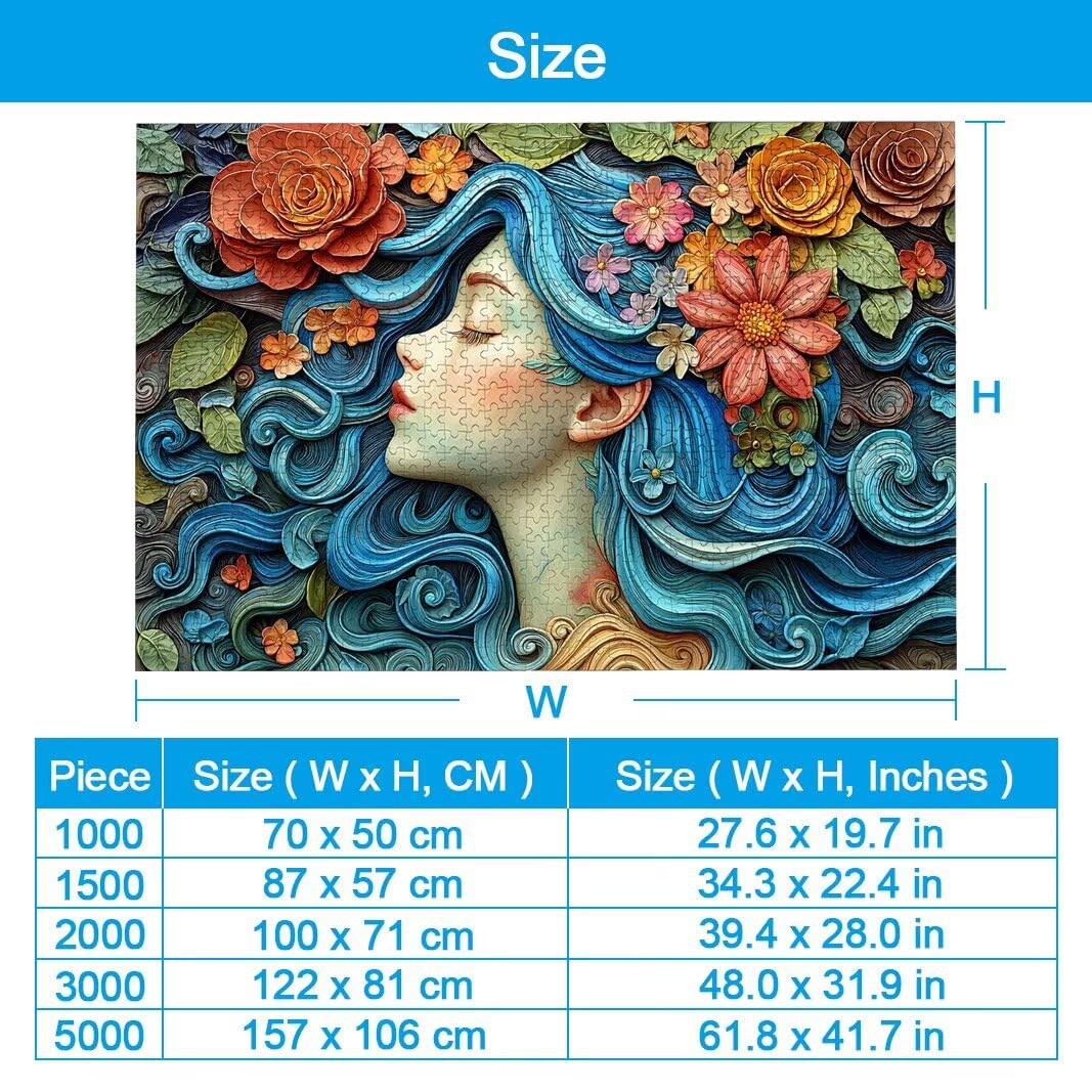 Puzzle Flor, Puzzle 3000 Piezas para Adultos, Regalo Mujer/Hombre -2623