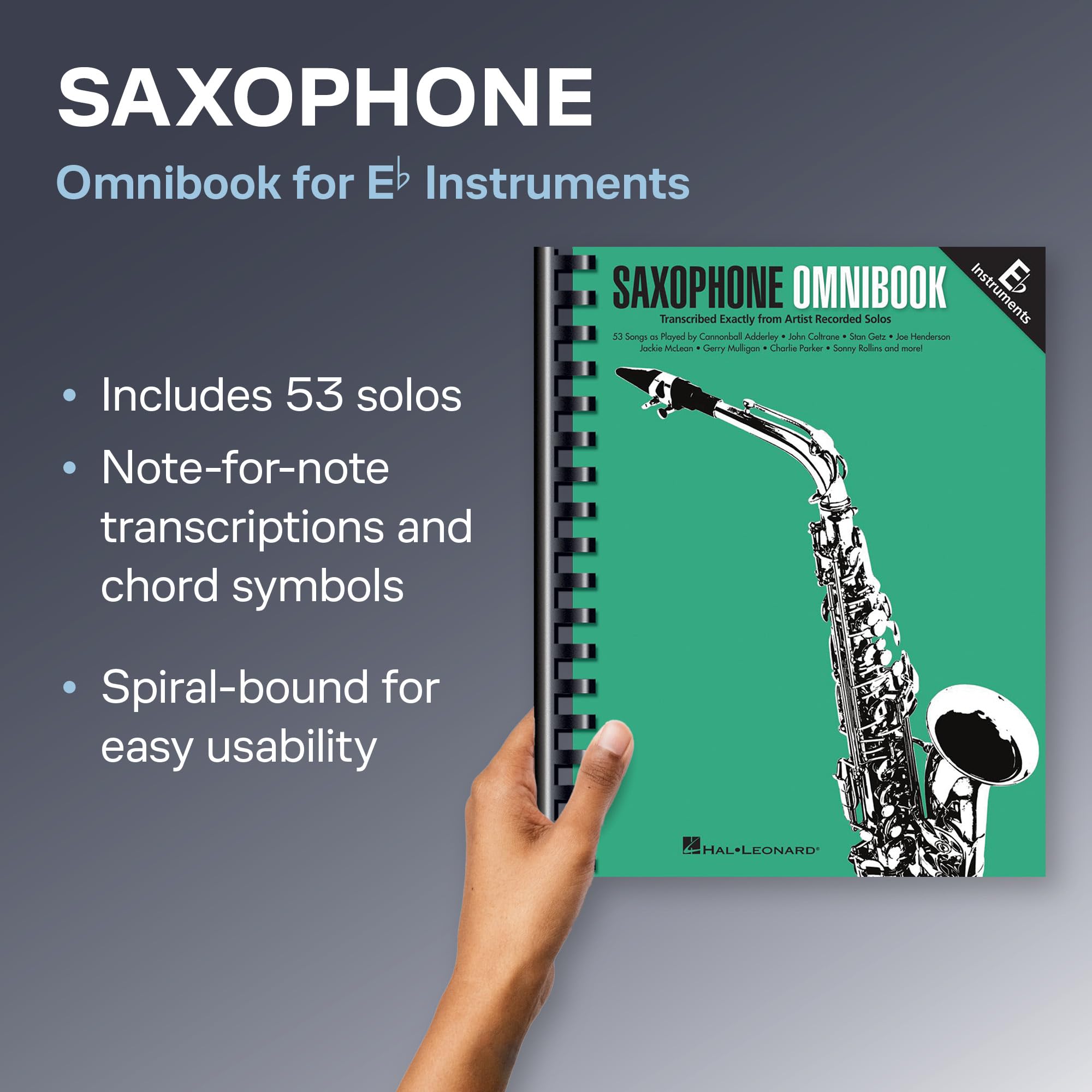 Saxophone Omnibook for E-Flat Instruments: Transcribed Exactly from Artist Recorded Solos