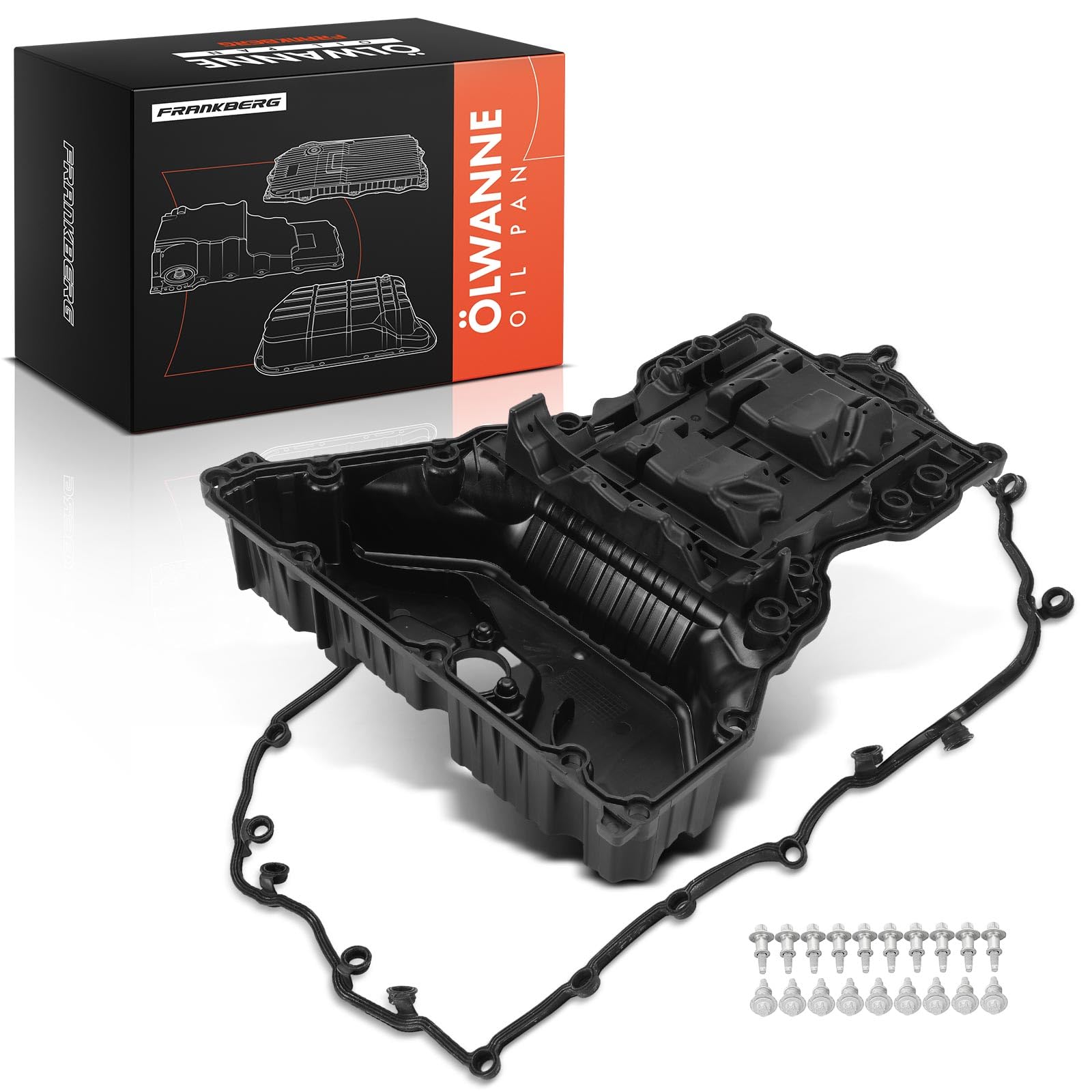 Frankberg Coppa dell'olio A6510100528 | Compatibile con: CLS Shooting Brake X218, Classe E W212, Classe C Coupé C204, Classe E Modello T S212