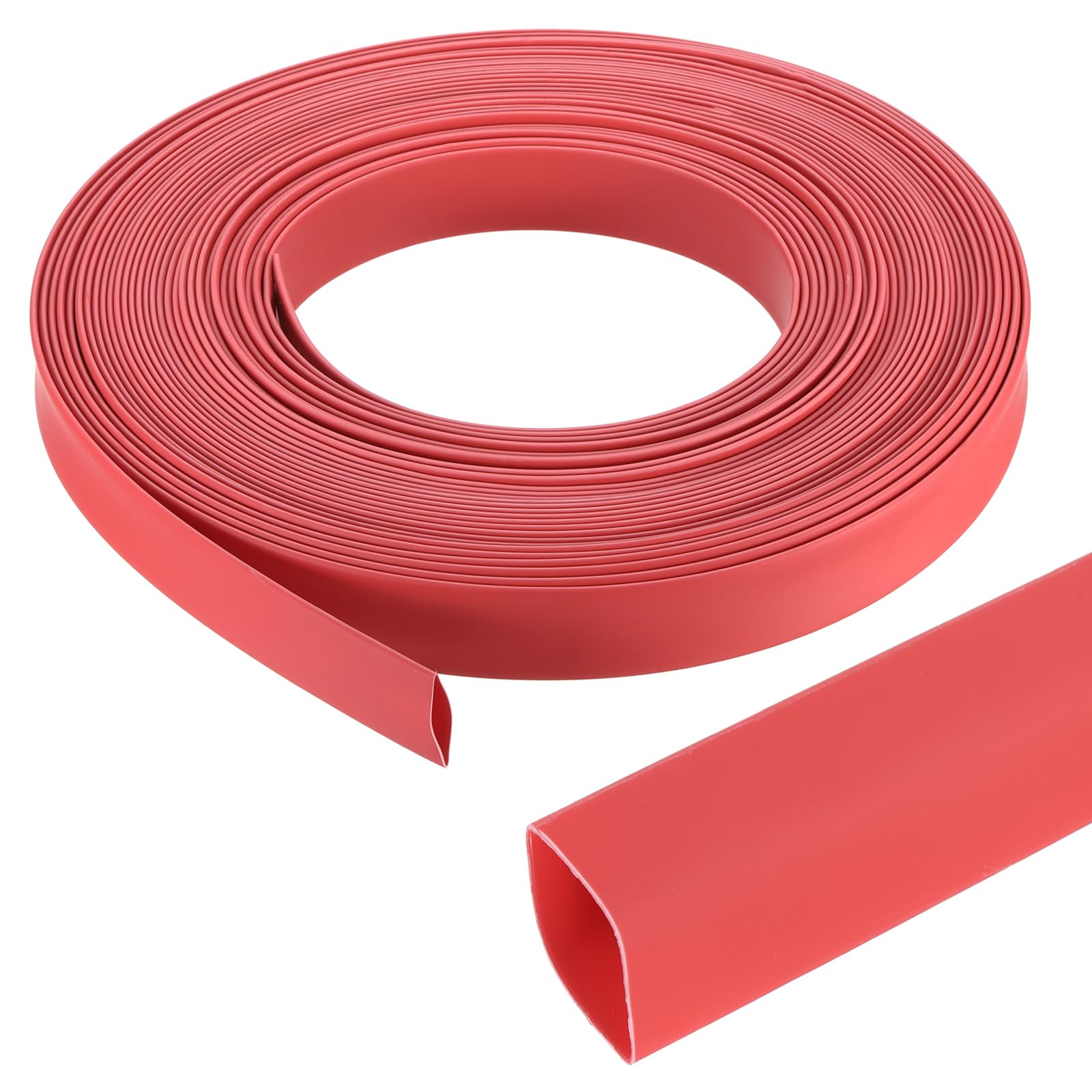 sourcing map Tubo termorestringente impermeabile da 19,1 mm, a doppia parete con adesivo marino a doppia parete foderato industriale termorestringente avvolgimento per cablaggio 19,8 m 3/4 pollici,