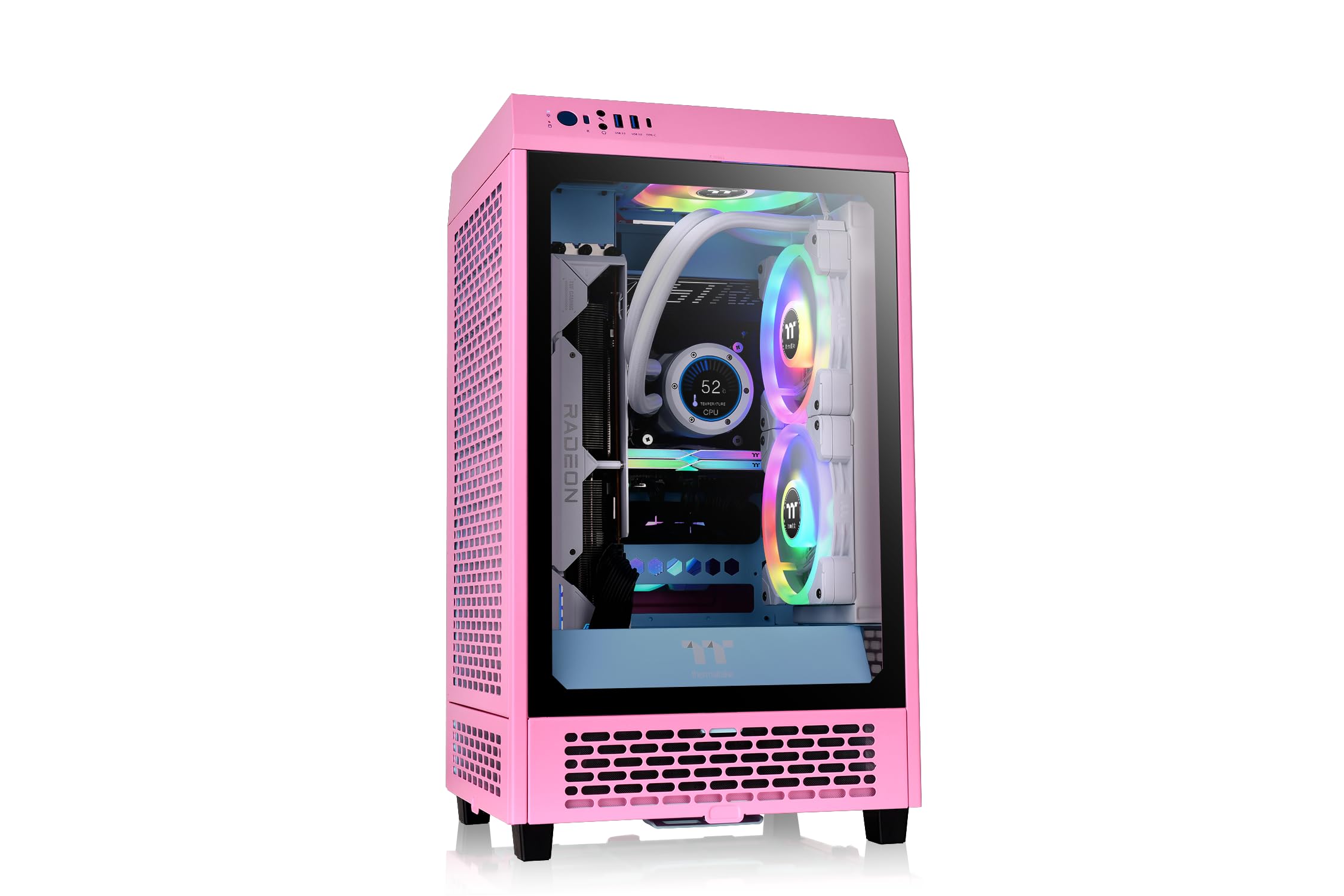 Thermaltake The Tower 200 Mini Tower | Bubble Pink