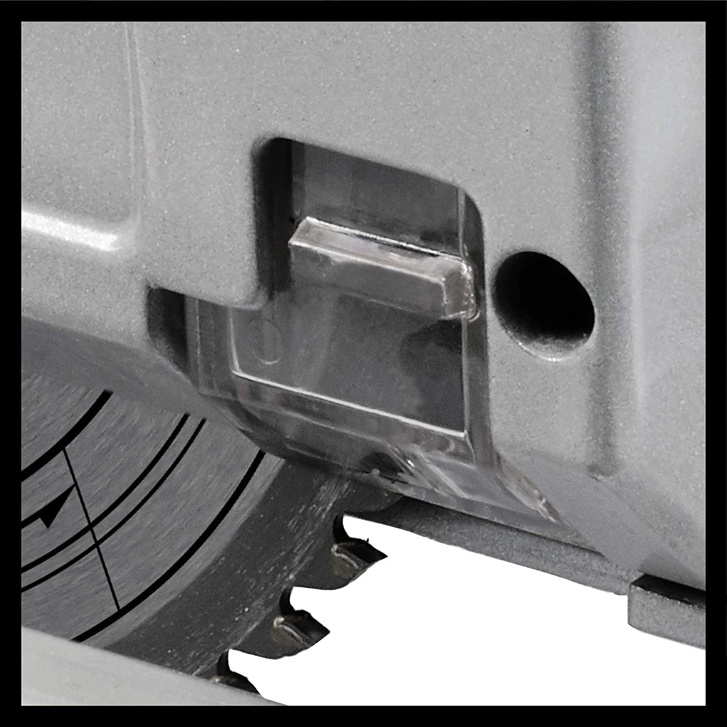 Einhell Scie plongeante TE-PS 165 (1200 W, Diamètre de lame : 165mm, 48 dents, lame HW/TCT, profondeur de coupe : 56 mm, réglage sans outil, Livré avec accessoires)