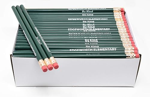 Pencil Guy Lápices redondos impresos personalizados promocionales.-1000 por caja