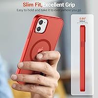 Vista 137 de SUPFINE Funda magnética para iPhone 11 (compatible con MagSafe) (protección contra caídas de grado militar), translúcida mate a prueba de golpes