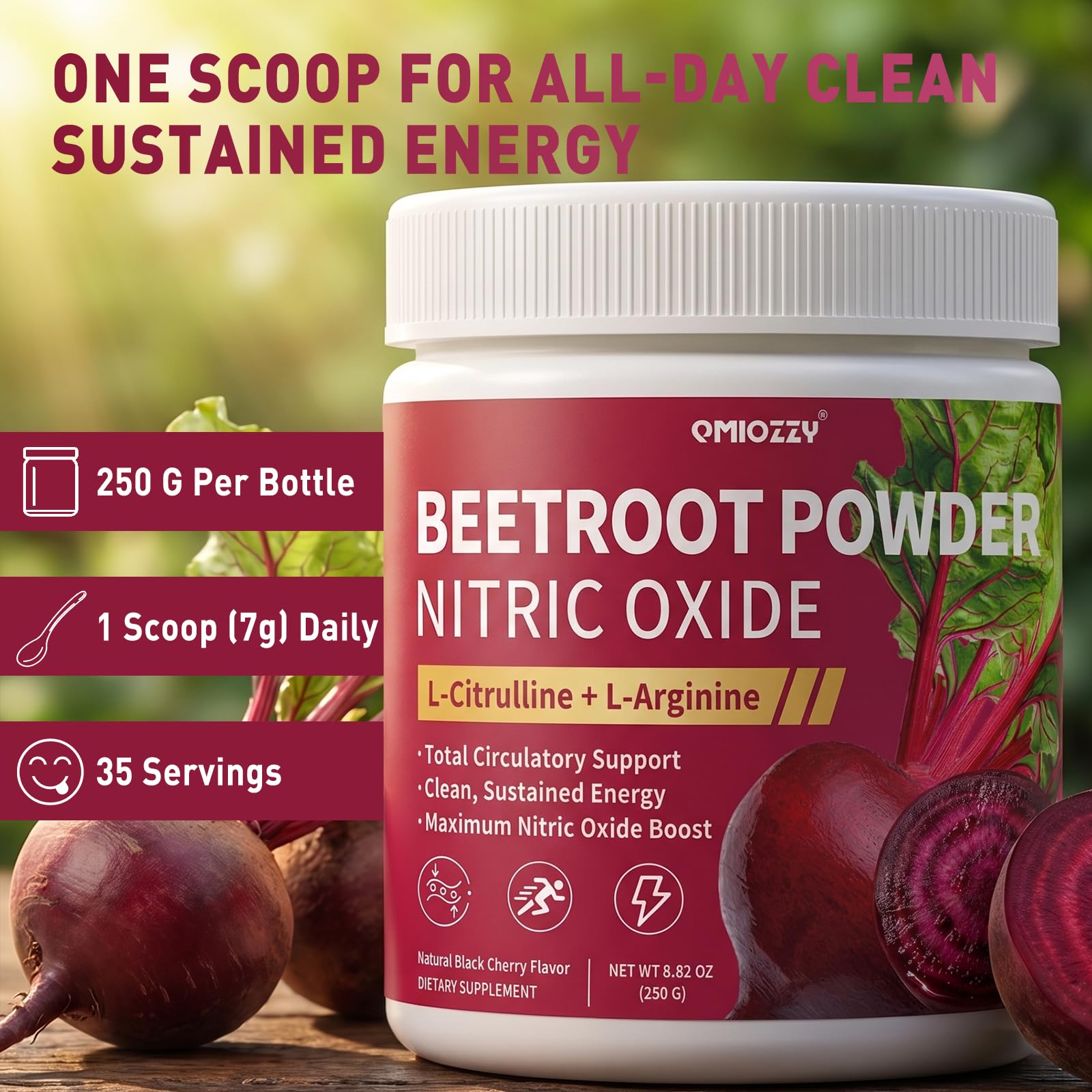 Nitric Oxide Supplement - Beet Root Powder with L-Citrulline & L-Arginine — Amazon image 7