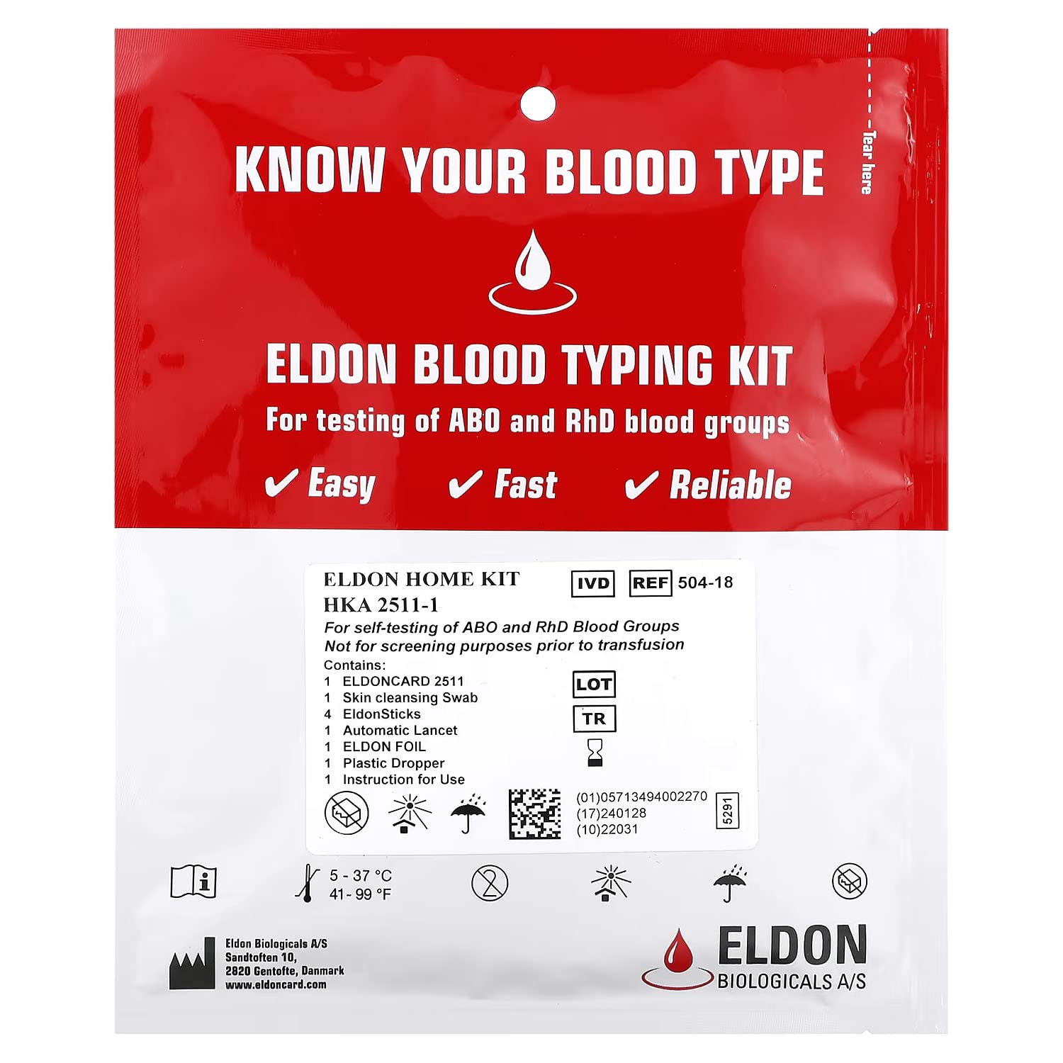 Test rapido Eldon Card Home Kit HKA 2511-1 - Eldoncard