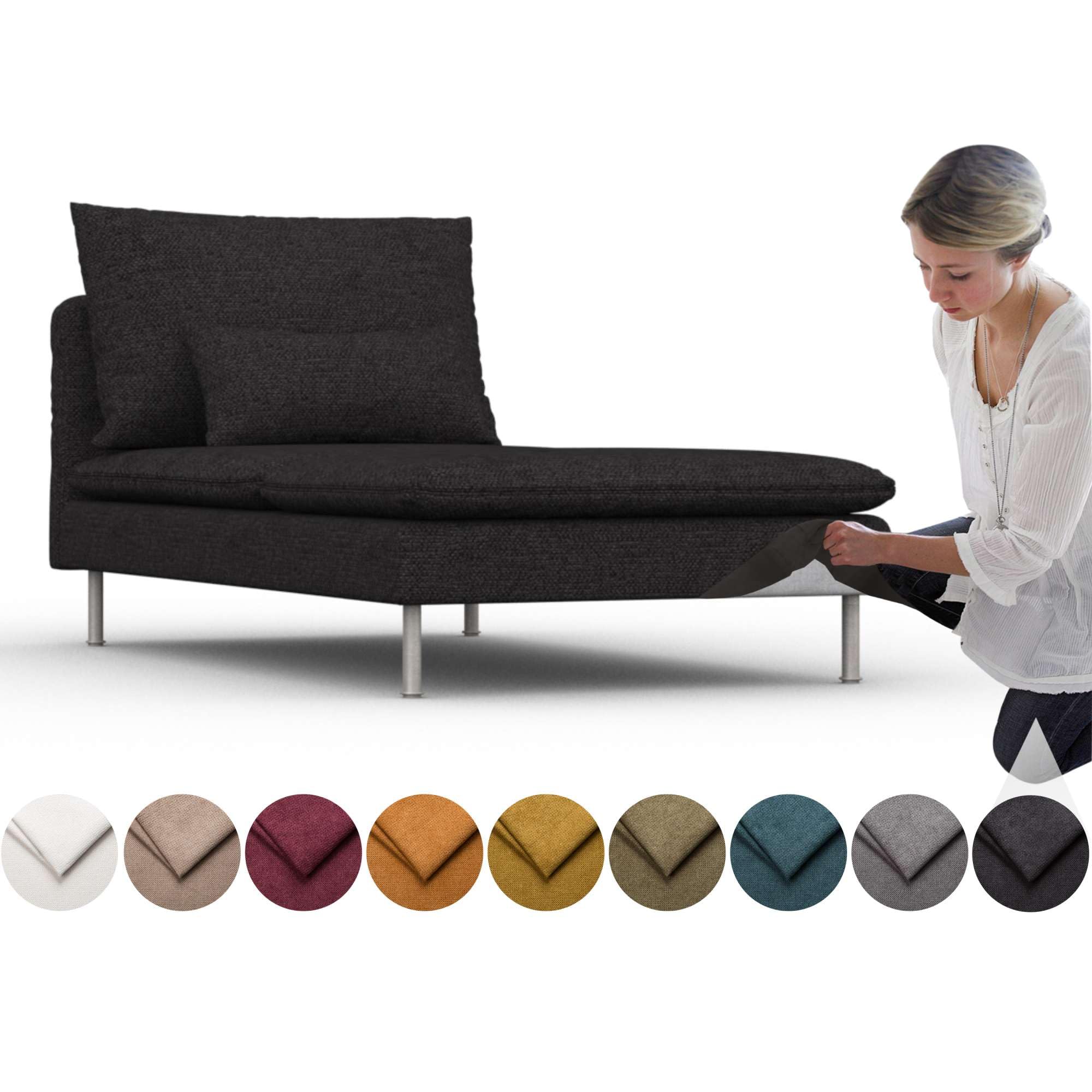 Amazon.com: comfortly Cover for Soderhamn Chaise Longue