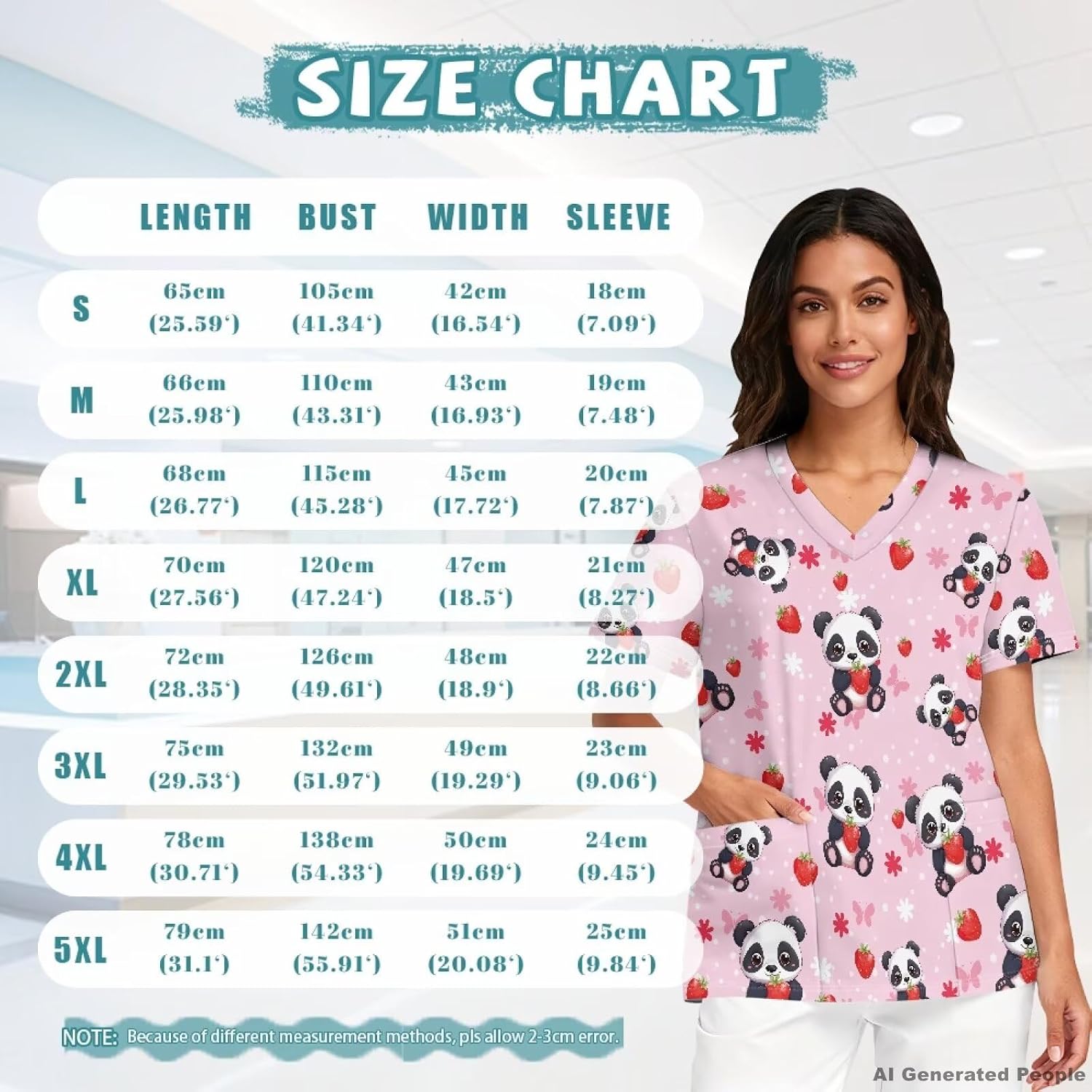 Dog Printed Scrub Tops Women, Fun Cartoon V Neck Short Sleeve Medical Shirts Nursing Work Scrub with Pockets