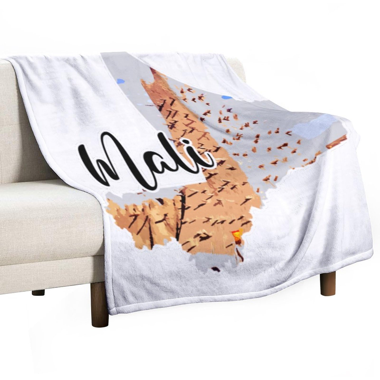 Couverture paysage urbain coloré pour un moment cocooning au salon