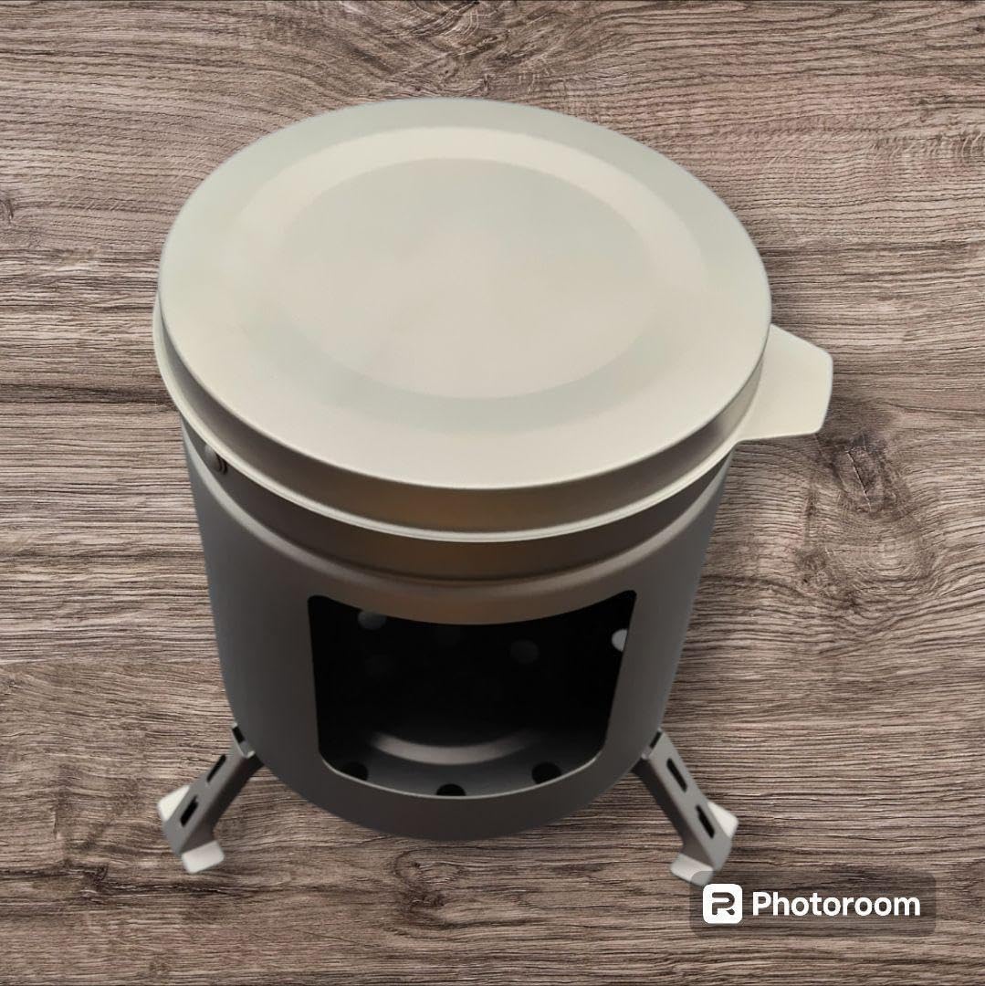 未使用 チタン製ストーブ Amazon | TOMOUNT チタン 薪ストーブ