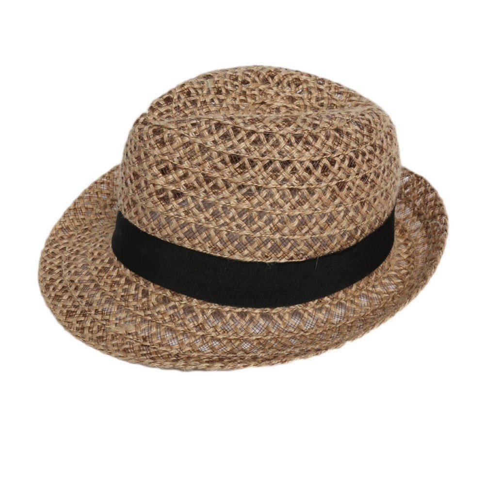 Hats Hollow Straw Hat Sun Hat Chapeu Feminino Crown Rolled Trim Beach Hat